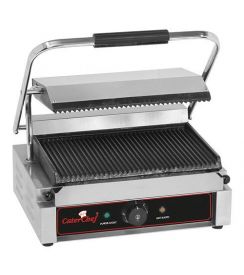 CaterChef Contactgrill Solo Grande gegroefd 