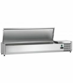 Tefcold Opzetkoeling GN1/4 inox | 63L | 2000x335x260mm