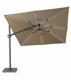 Parasol Challenger T2 Glow 3x3 Taupe