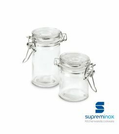 SupremInox Mini glazen bokaal hermetisch 50ml