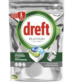 Dreft Platinum all-in-1 original 52 tabs 
