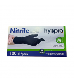 ECO Nitril Handschoenen M zwart | 100 stuks